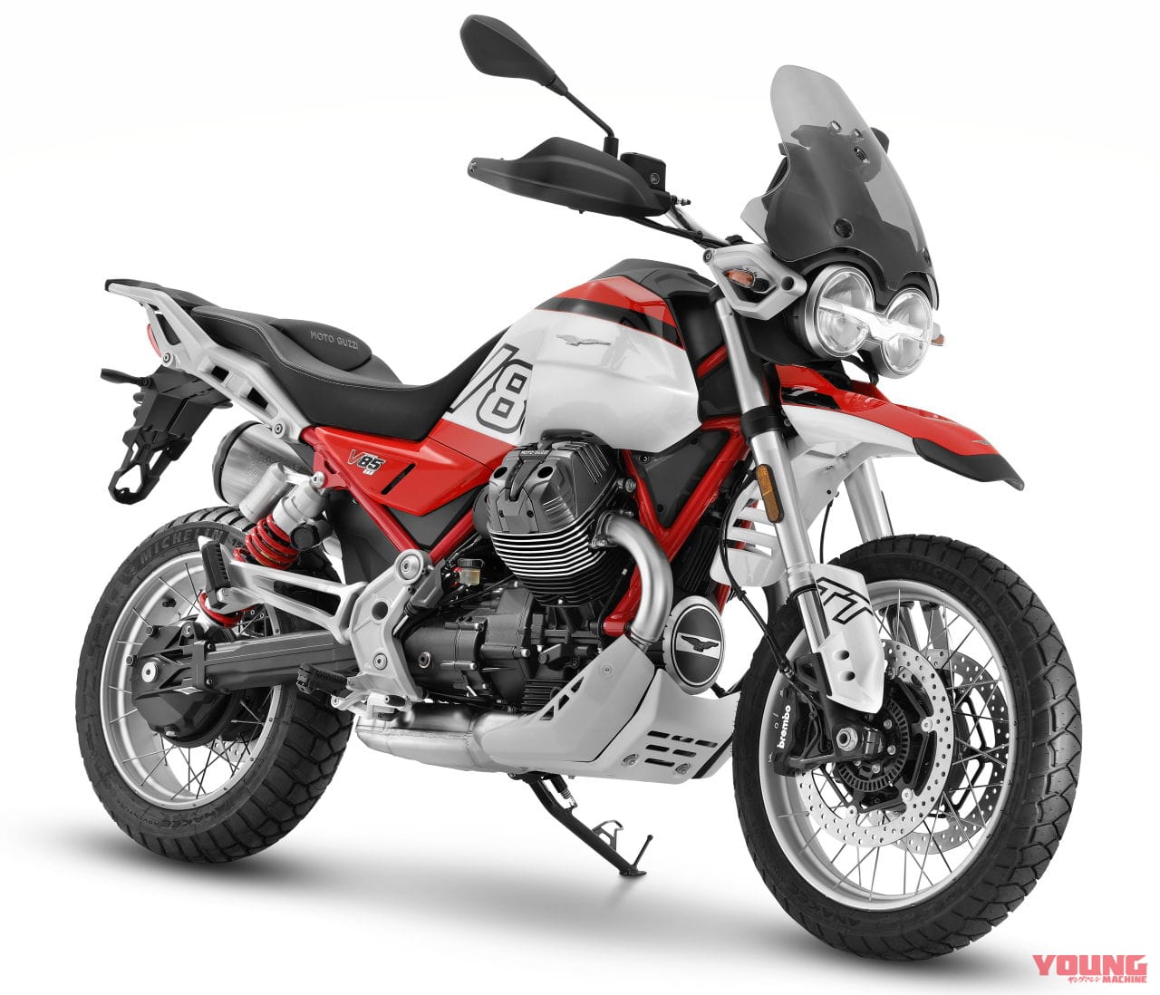 モトグッツィ|V85TT ロッソフジ|日本国旗がモチーフ! イタリア製モトグッツィ「V85TT ロッソフジ」国内発売