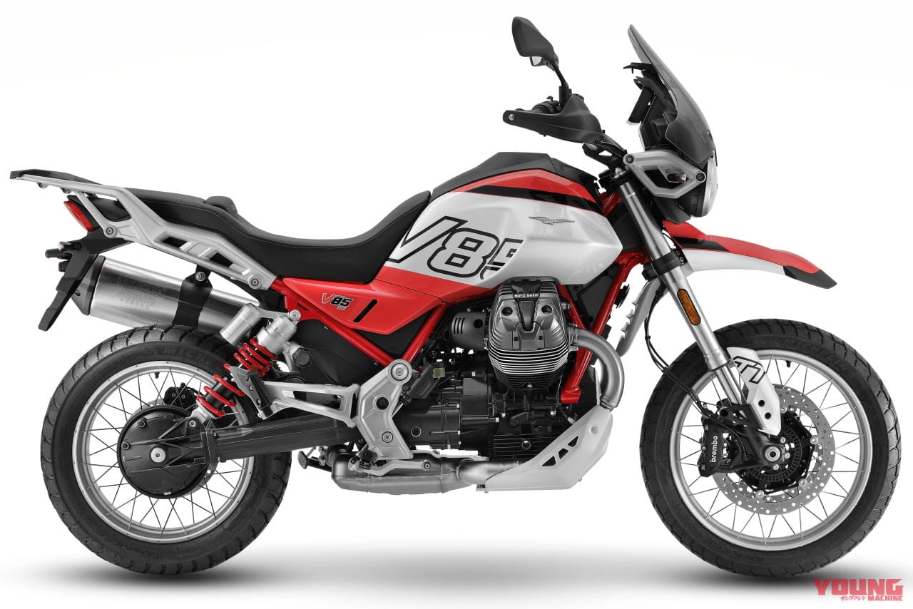 モトグッツィ|V85TT ロッソフジ|日本国旗がモチーフ! イタリア製モトグッツィ「V85TT ロッソフジ」国内発売