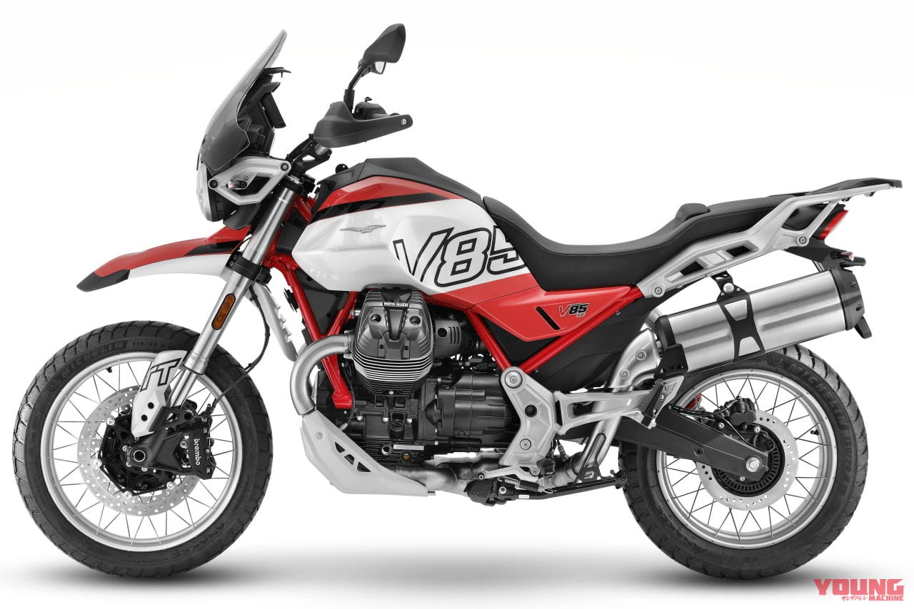 モトグッツィ|V85TT ロッソフジ|日本国旗がモチーフ! イタリア製モトグッツィ「V85TT ロッソフジ」国内発売