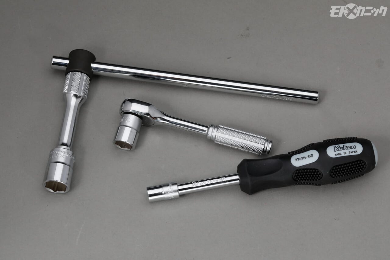 |ガレージでのバイクいじりが楽しくなる、おすすめ工具ピックアップ〈ko-ken〉