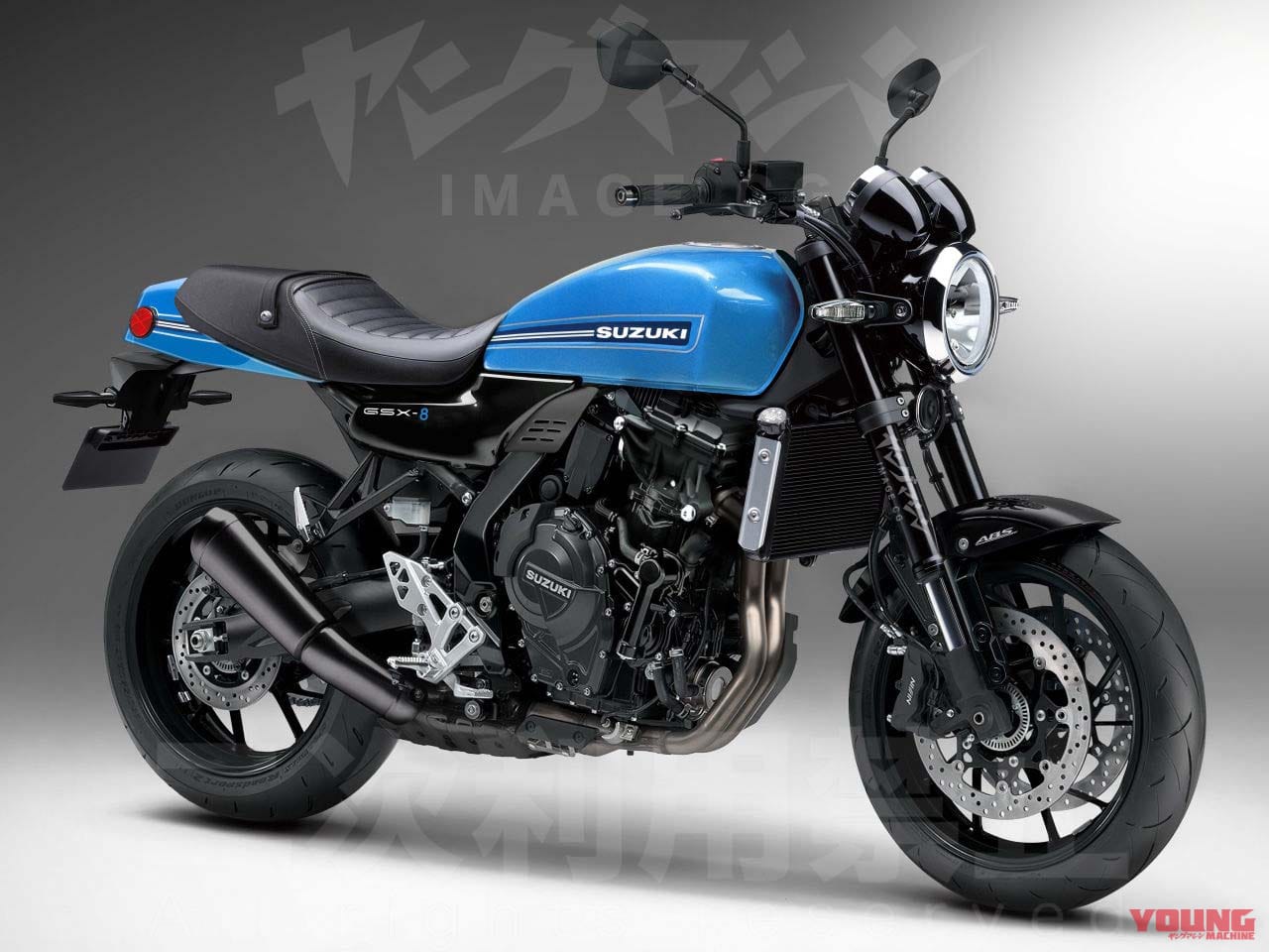スズキ|GSX-8|予想CG|スズキ「GSX-8」系にネオクラシックが登場か?! グローバルサイトで謎のティーザー開始