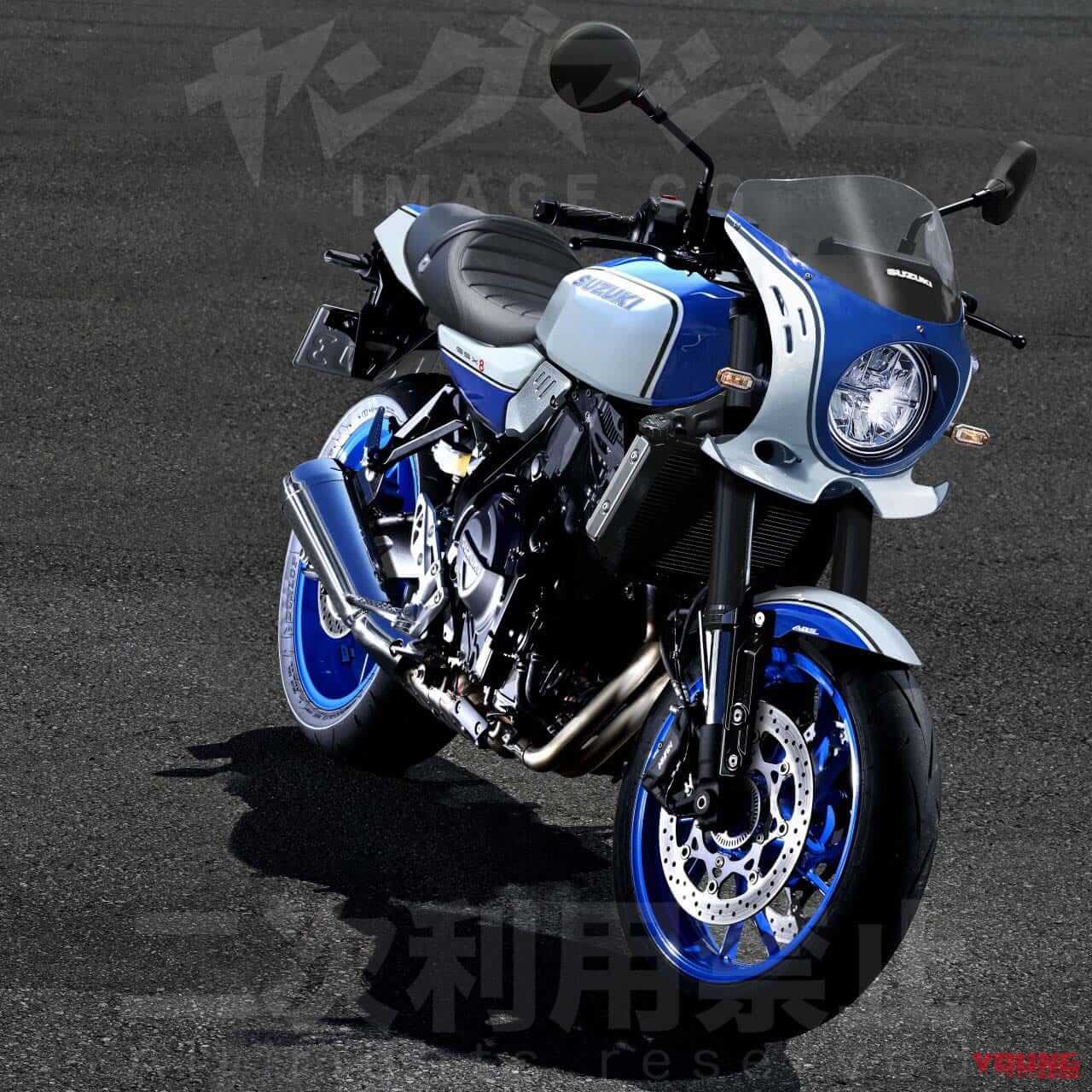 スズキ|GSX-8 Type-S|予想CG|スズキ「GSX-8」系にネオクラシックが登場か?! グローバルサイトで謎のティーザー開始