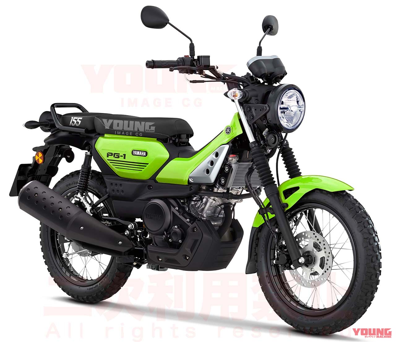 ヤマハ|PG-155|【SCOOP!】ヤマハ版ハンターカブが高速走行可能にパワーアップ!? 「PG-155」の可能性を探る