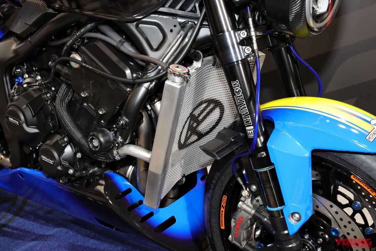 ホンダ|CB1000Fコンセプト|モリワキエンジニアリング|「顔に書いてあるじゃん!」鉄馬レース参戦も決定的?! 「モリワキCB1000F」は新生CB版の“モリワキモンスター”だ【大阪MCショー出展車】
