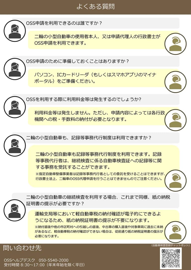 国土交通省|小型二輪OSS|車検などの申請書がスマホやPCで作成できる「登録手続き申請書メーカー」運用開始! オンライン化で利便性高まる