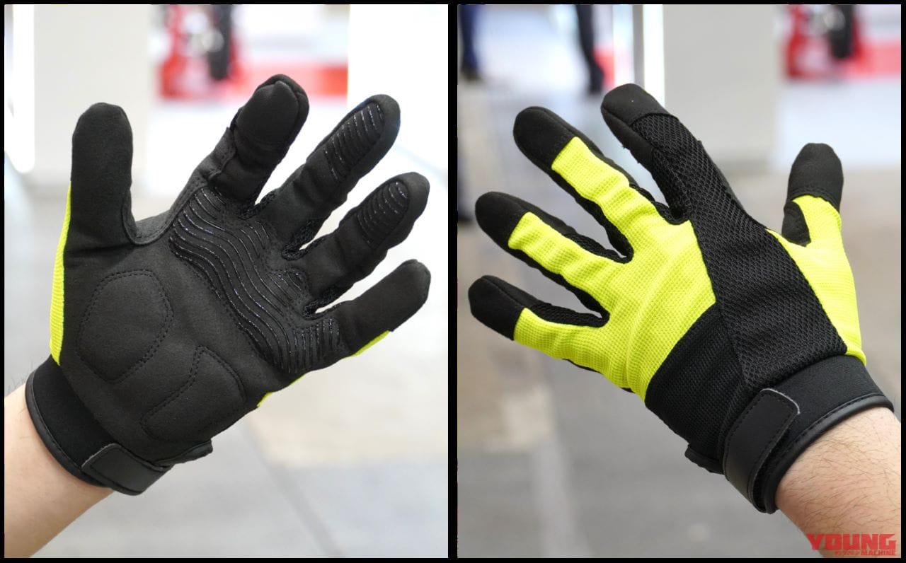 ワークマン|クッション&エアーメッシュグローブ|ワークマン新作「6Lサイズで価格据え置きの衝撃」「新型“冷暖房”ベストも!」大盛況だった【東京MCショー】ワークマンブース