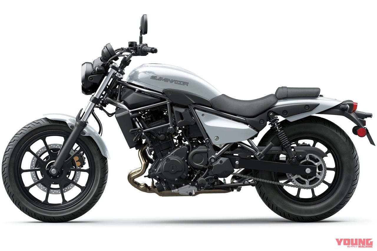 |復活の白!! カワサキ「エリミネーター」初期モデルの“パールロボティックホワイト”2025年モデルとして追加発売