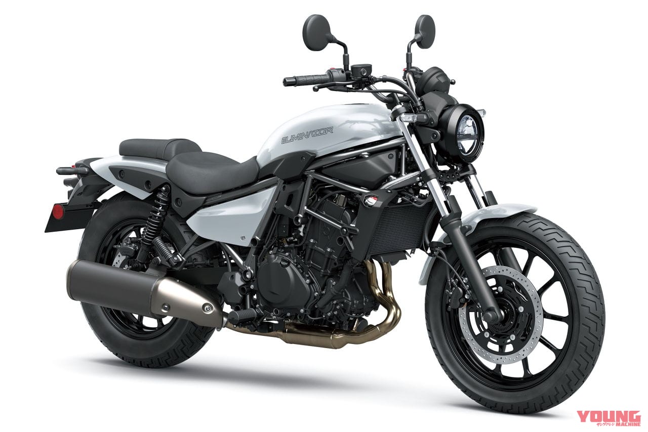 カワサキ|エリミネーター|2025年モデル|復活の白!! カワサキ「エリミネーター」初期モデルの“パールロボティックホワイト”2025年モデルとして追加発売