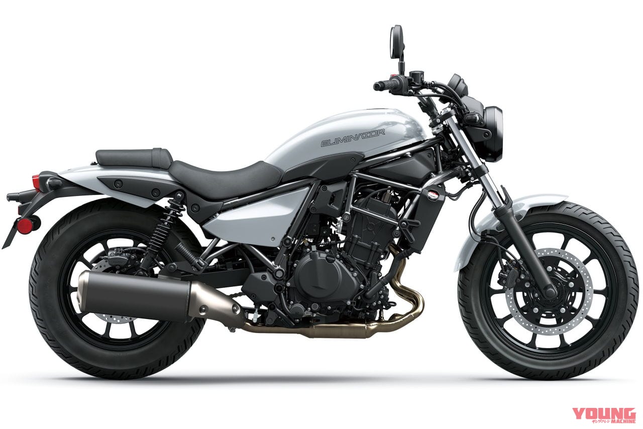 |復活の白!! カワサキ「エリミネーター」初期モデルの“パールロボティックホワイト”2025年モデルとして追加発売