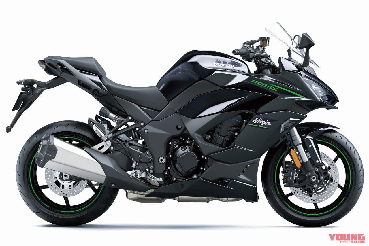 |前後ドラレコ標準装備!! カワサキ新型モデル「ニンジャ1100SX/ニンジャ1100SE」発表、3/29発売
