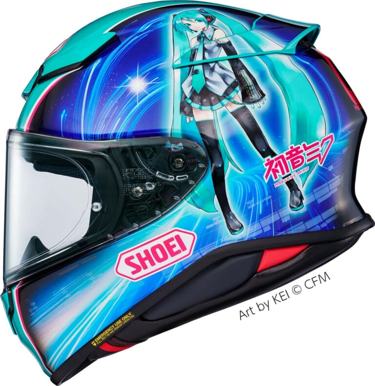 SHOEI Z-8 初音ミク|ボカロ文化の先駆者とタッグ!【受注期間限定】SHOEI「Z-8 初音ミク」で新ジャポニズムを体現
