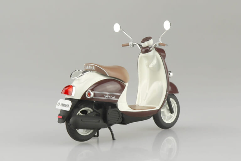 青島文化教材社 ザ☆バイクNo.611/12ヤマハビーノ’16ダークレディッシュグレーメタリック2(ダークブラウン)