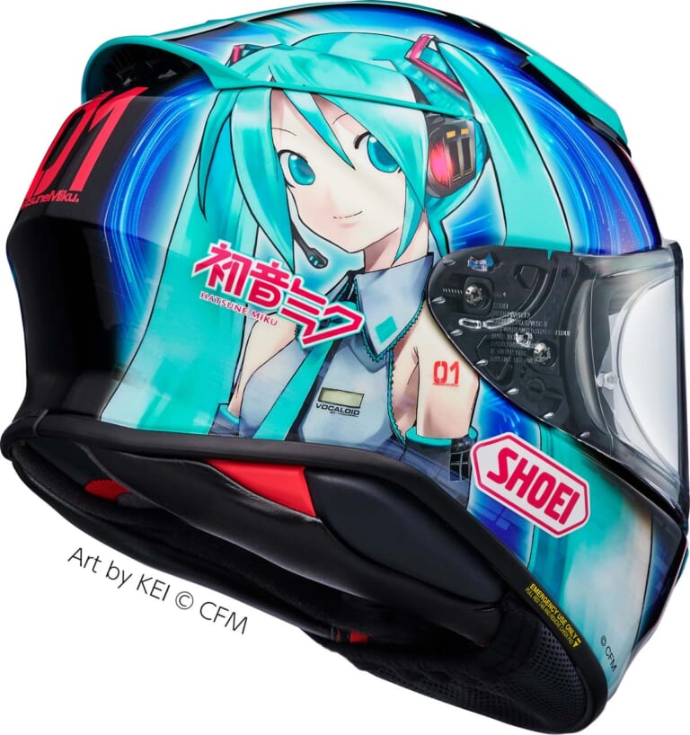SHOEI Z-8 初音ミク|ボカロ文化の先駆者とタッグ!【受注期間限定】SHOEI「Z-8 初音ミク」で新ジャポニズムを体現