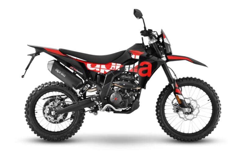 aprilia RX125|さらにシュッとした2025モデル! アプリリアが50万前後の125ccオフローダーRX125/モタードSX125を受注開始