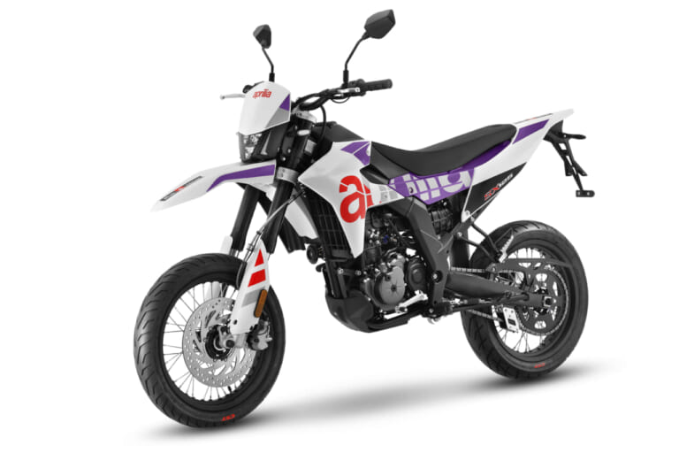 aprilia RX125|さらにシュッとした2025モデル! アプリリアが50万前後の125ccオフローダーRX125/モタードSX125を受注開始