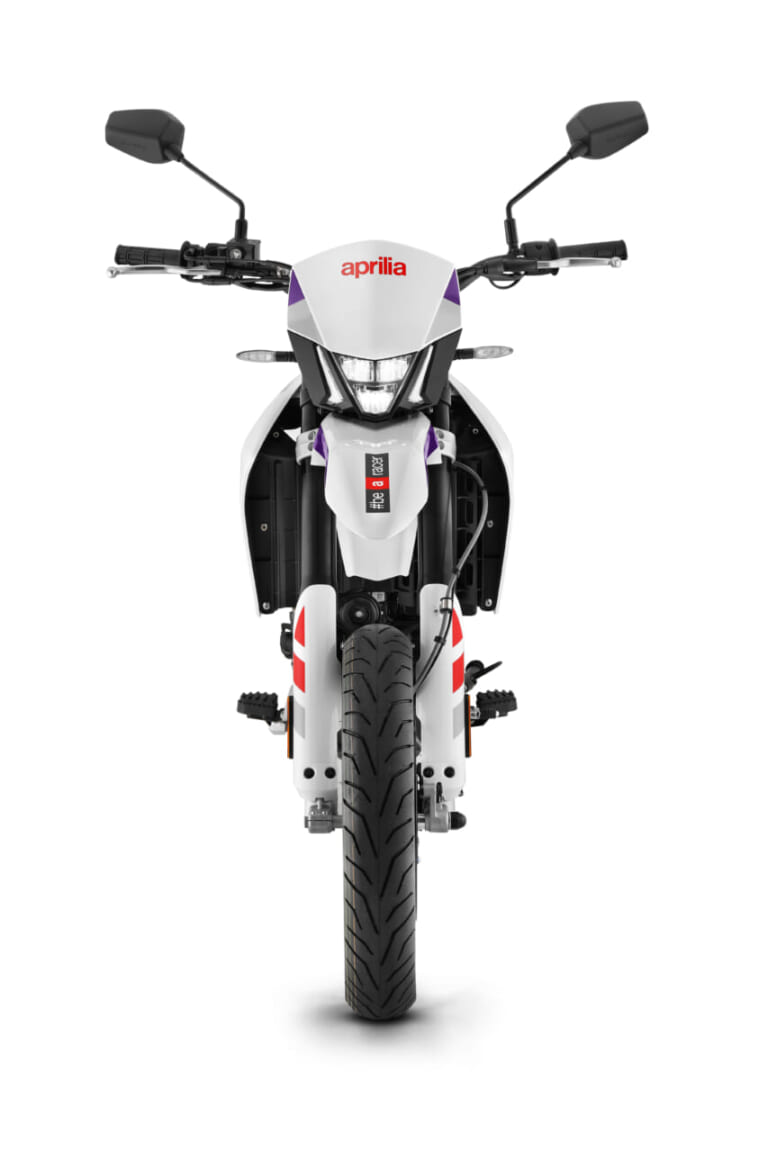 aprilia RX125|さらにシュッとした2025モデル! アプリリアが50万前後の125ccオフローダーRX125/モタードSX125を受注開始