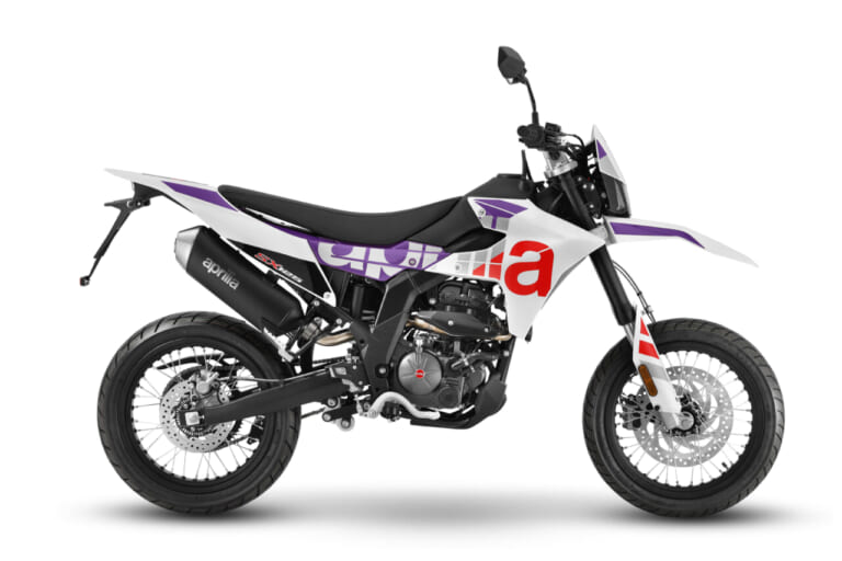 aprilia RX125|さらにシュッとした2025モデル! アプリリアが50万前後の125ccオフローダーRX125/モタードSX125を受注開始