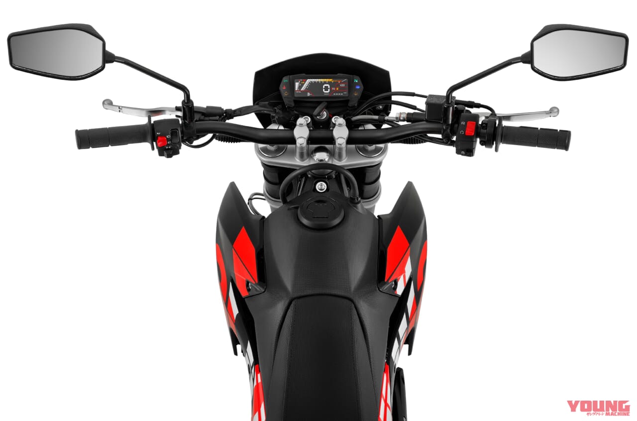 |さらにシュッとした2025モデル! アプリリアが50万前後の125ccオフローダーRX125/モタードSX125を受注開始
