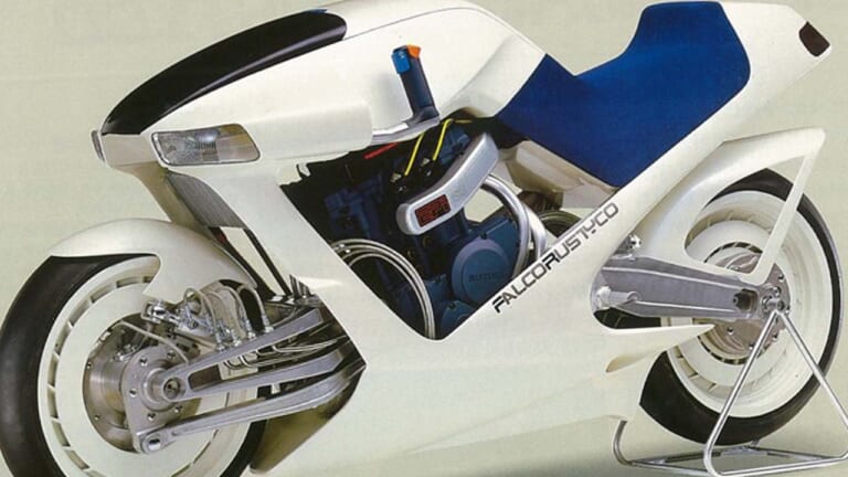 東京モーターショーの白きハヤブサ……1985年スズキ「ファルコ」に乗る＜ある技術者兼テストライダーの回想記2＞