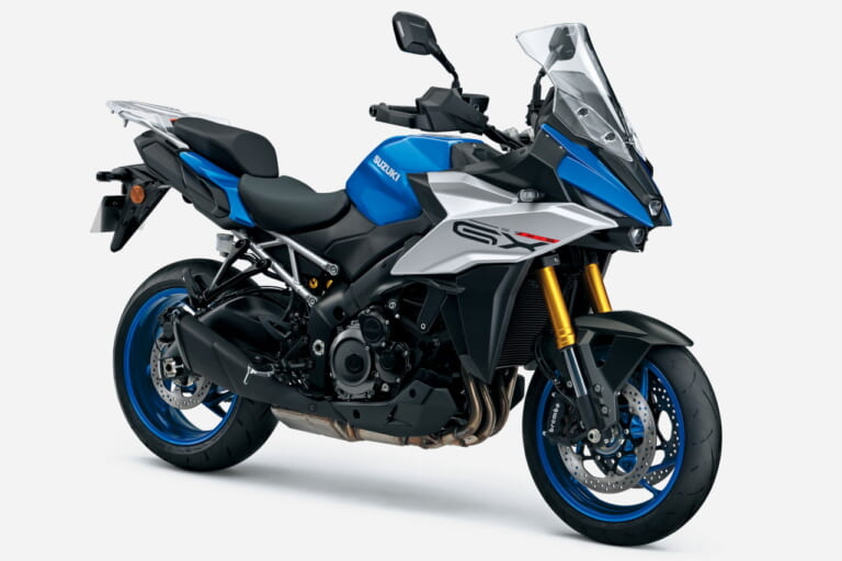 スズキ|GSX-S1000GX|2025年モデル|鮮烈な赤! スズキ「GSX-S1000GX」車体色&価格変更で3/14発売 電子制御サスペンション搭載の楽速クロスオーバー