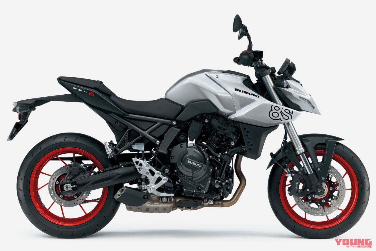 スズキ|GSX-8S|2025年モデル|スズキ「GSX-8S」の新色シルバー登場! 他2色も配色アップデートされて3/14発売