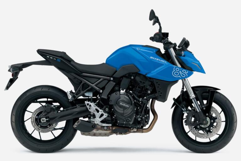 スズキ|GSX-8S|2025年モデル|スズキ「GSX-8S」の新色シルバー登場! 他2色も配色アップデートされて3/14発売