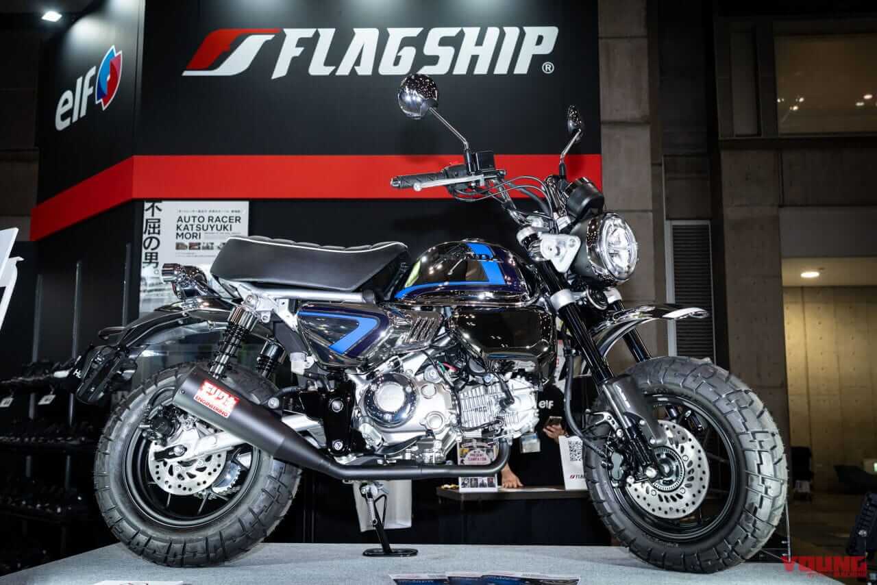 |【限定50台】スペンサーカラーをメッキ仕上げで!! レガーレ「Z125 モンキーFS 5thリミテッドエディション」登場【東京MCショー】