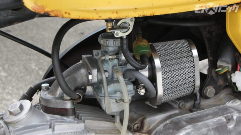 [ホンダ ゴリラをボアアップ] TL125S用ケーヒンPWキャブ純正流用→ノーマルマフラーでも爽快な走りになるのか!?