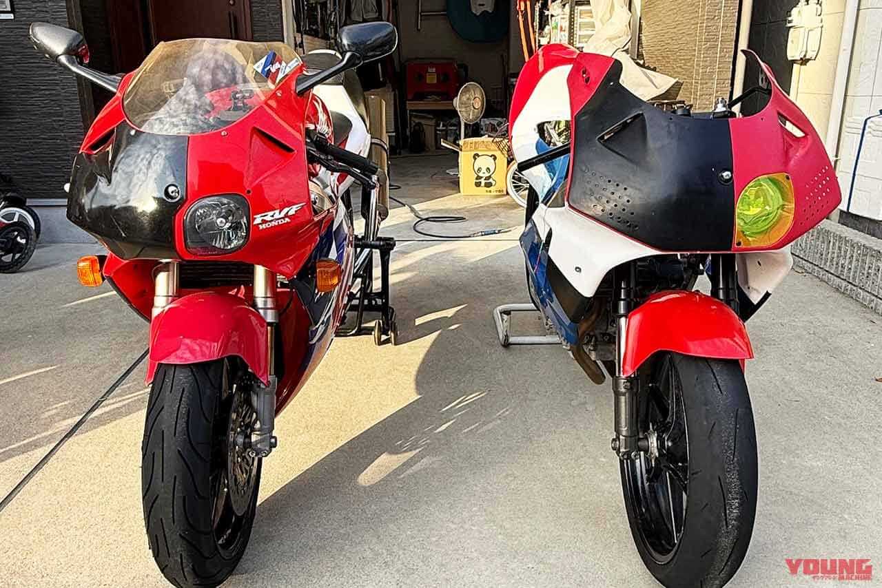 NCコージさん所有のRVF(NC35)|「100均ハンガーでMotoGPサーキット」制作の激レアさん発見:実は“RVF(NC35)が好きすぎて2台目も作っちゃう”剛の者だった