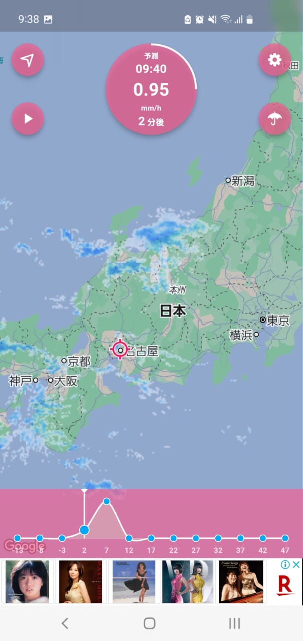 雨ですかい