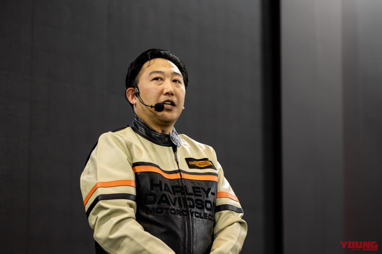 ハーレーダビッドソンジャパン玉木一史新社長|「一緒に走り続けよう!」ハーレーダビッドソンジャパン新社長が販売店へ熱き言葉! 東京モーターサイクルショー2025〈動画あり〉