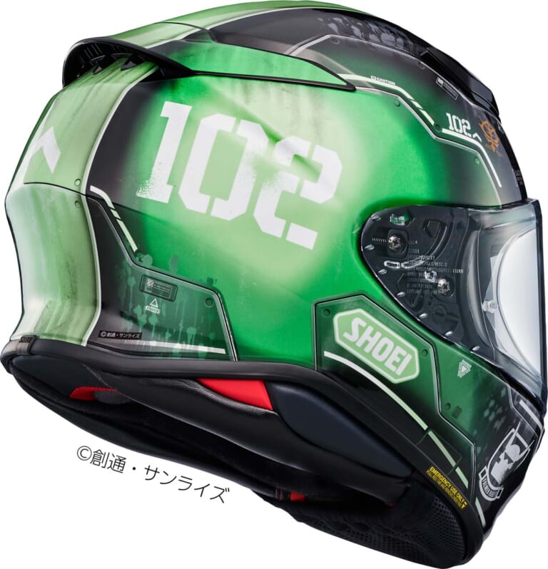 SHOEI Z-8 機動戦士ガンダム THE ORIGIN|ニュータイプの君へ!【受注期間限定】SHOEIフルフェイス「Z-8」に機動戦士ガンダムTHE ORIGIN コラボ×6色が登場