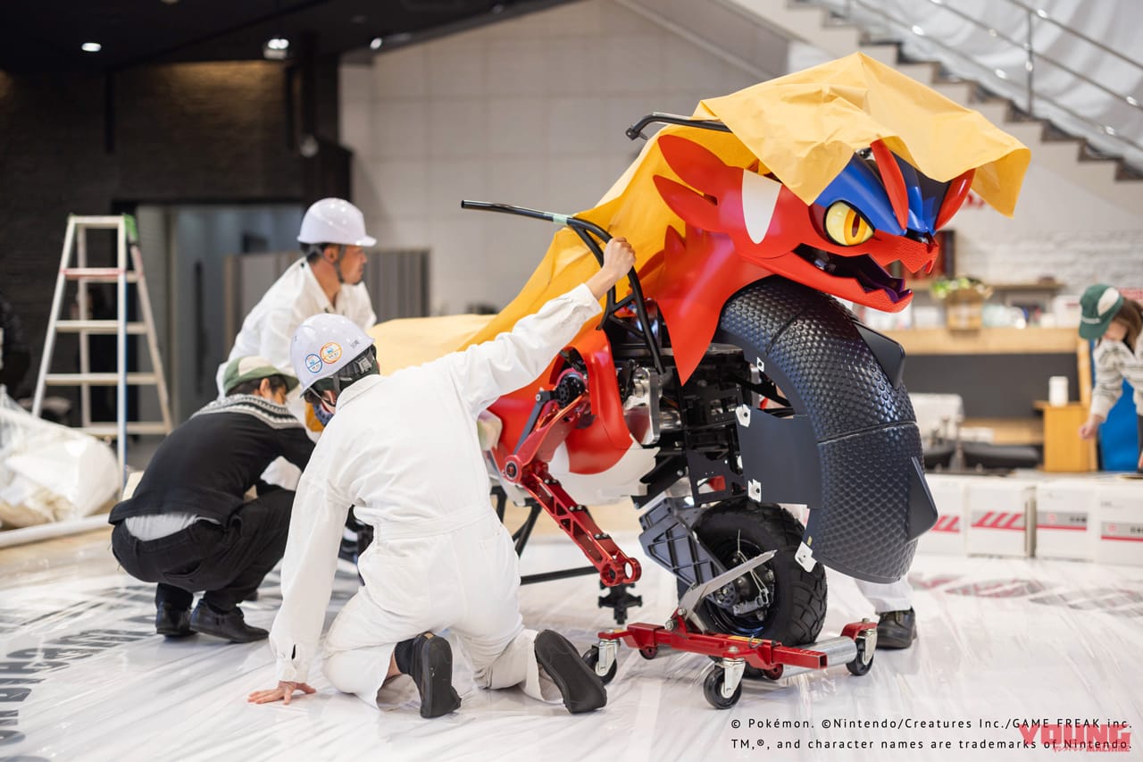 ホンダコライドン|ホンダが本気で作った実物大ポケモン!! 「ホンダコライドン」は、実はバイクとめちゃくちゃ関係が深い?!