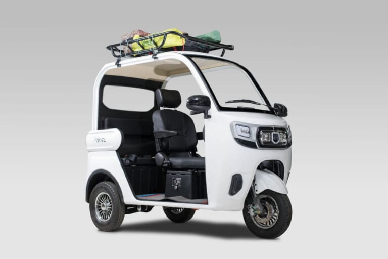 VIVEL TRIKE|なにこれかわいい! クルマの免許で乗れるEVトライクに、キャリアー/ドラレコ等の純正オプションが登場