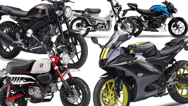 【2025年8月版】125ccバイクおすすめ15選! 人気の原付二種、国産MTモーターサイクルとAT限定免許OKのカブ系など網羅!