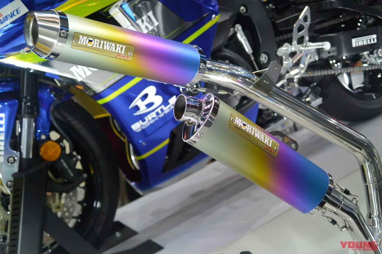 ZERO GP ANOフルエキゾースト|伝説のマフラー”モリワキ フォーサイト”の復活と歴史的モデル群【当時のレースマシンも登場】