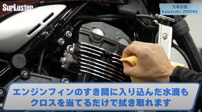 シュアラスター洗車図鑑：カワサキZ900RS