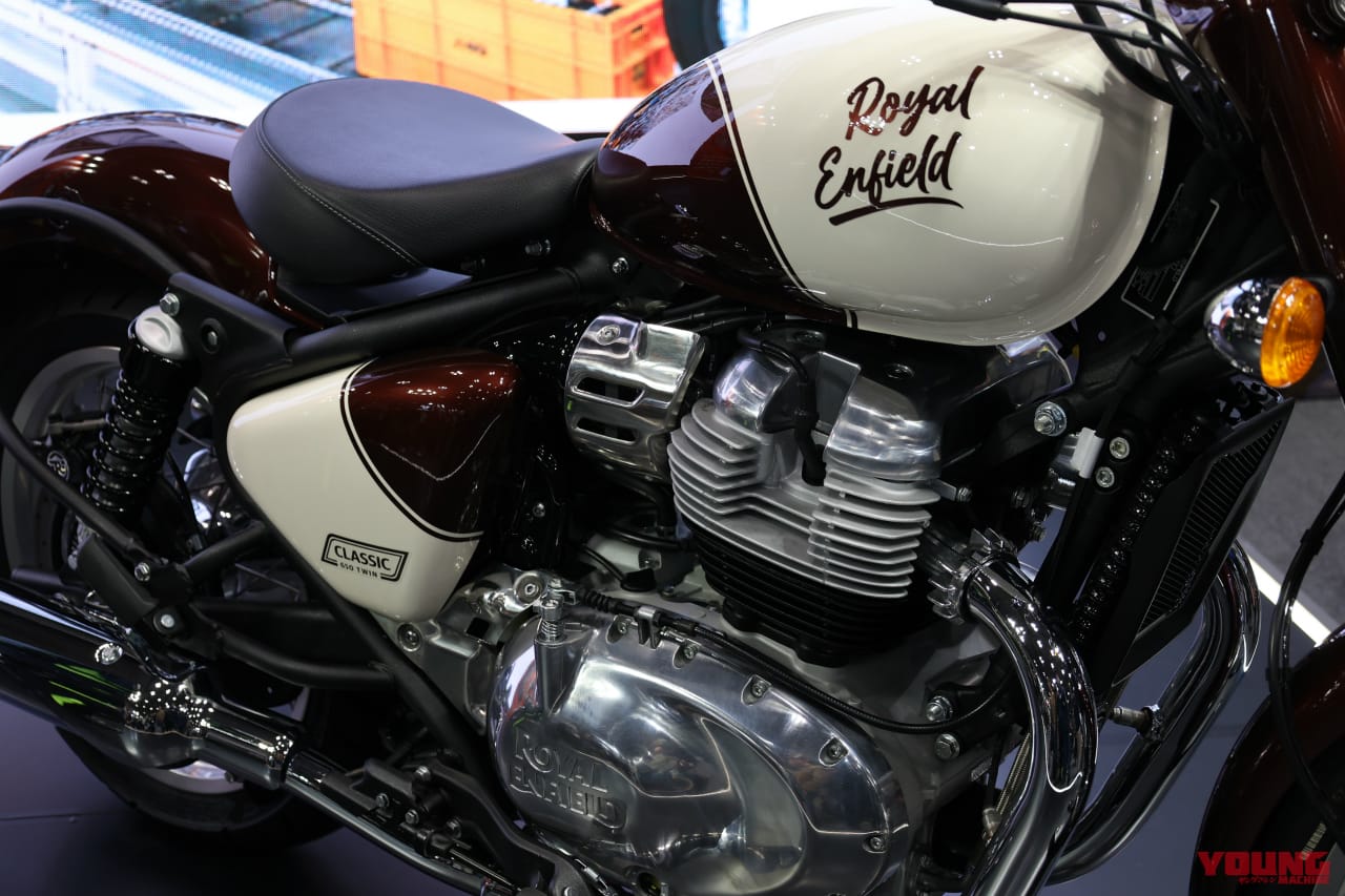 |ロイヤルエンフィールドのジャパンプレミア攻勢第一弾:新型クラシック650は「レトロ感と最新装備」を両立