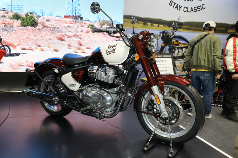 ロイヤルエンフィールドのジャパンプレミア攻勢第一弾:新型クラシック650は「レトロ感と最新装備」を両立