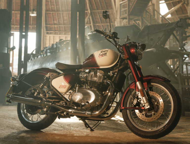 ロイヤルエンフィールド クラシック 650|ロイヤルエンフィールドのジャパンプレミア攻勢第一弾:新型クラシック650は「レトロ感と最新装備」を両立