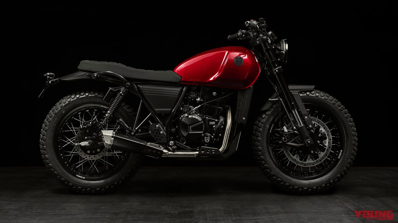 マットモーターサイクルズDRK-01 250CC CANDY RED|【限定30台×2色】英国発の軽二輪・マットモーターサイクルズ「DRK-01 250CC」に鮮烈な新色登場