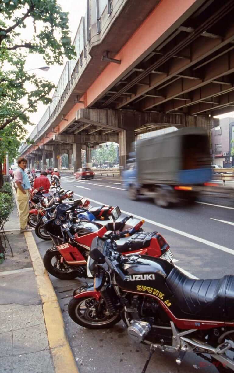 上野バイク街｜1980年代