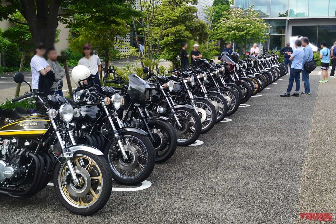 数十台が集合した空冷Z|岩城滉一も唸る! 空冷Z専門店パムス30周年イベントレポート in 代官山【Z1にローソンレプリカも】