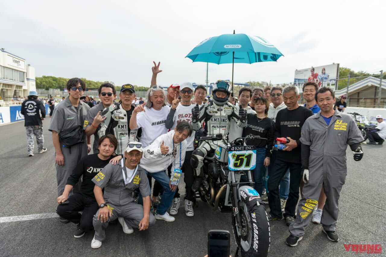 チーム集合|「岩城滉一率いる51ガレージの始動を追う」クラブマンロードレース第1戦に参戦【ベテラン勢の熱い挑戦とレースの舞台裏】