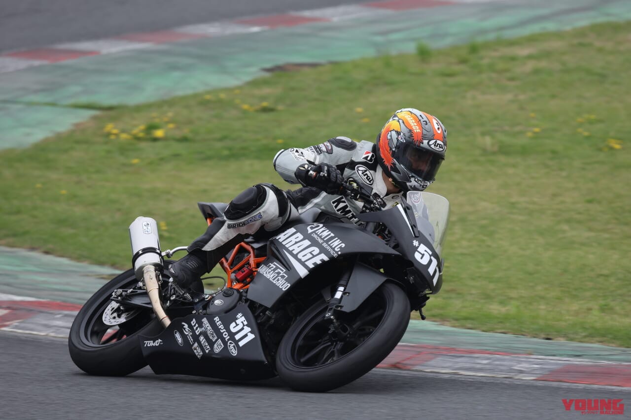 #511 豊田剛 Max10jr 4位 BL 1'15.906 4/7Lap|「岩城滉一率いる51ガレージの始動を追う」クラブマンロードレース第1戦に参戦【ベテラン勢の熱い挑戦とレースの舞台裏】