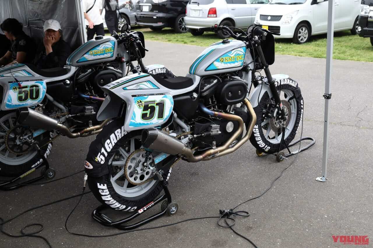 スポーツスター883|「岩城滉一率いる51ガレージの始動を追う」クラブマンロードレース第1戦に参戦【ベテラン勢の熱い挑戦とレースの舞台裏】