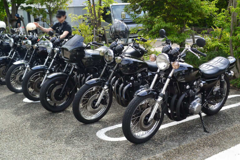 パムスで仕上げたマシン|岩城滉一も唸る! 空冷Z専門店パムス30周年イベントレポート in 代官山【Z1にローソンレプリカも】