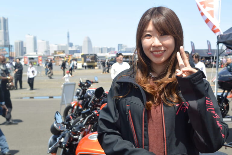 POPOさん|【ブルスカ2025】横浜に集結! 輝くハーレー女子20選|個性と魅力が爆発! 「ビビッドでパワフル」