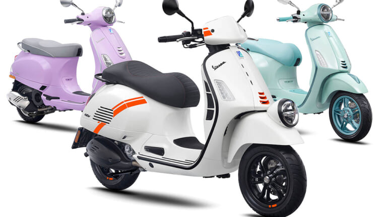 ベスパの2025年モデル・7機種にニューカラー＆グラフィックを導入、5/24発売
