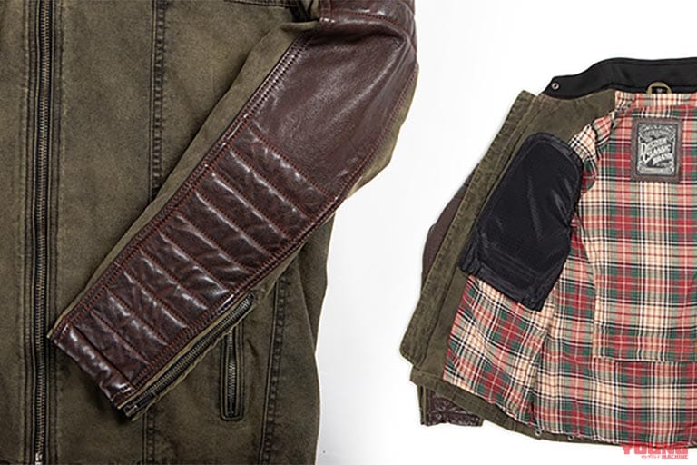 25SJ-2 メンズテキスタイル&レザーコンビジャケット|【デグナー2025春夏】街乗りもツーリングも! バイクウェア最新7選「自分らしいスタイルで」